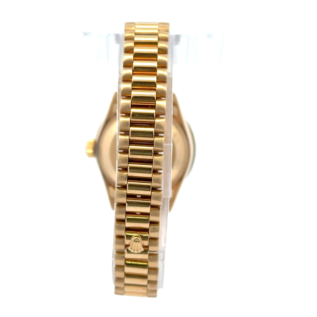 1990 Rolex DayDate Ladies #69174 - 26mm Presidential 18K Solid Yellow Gold