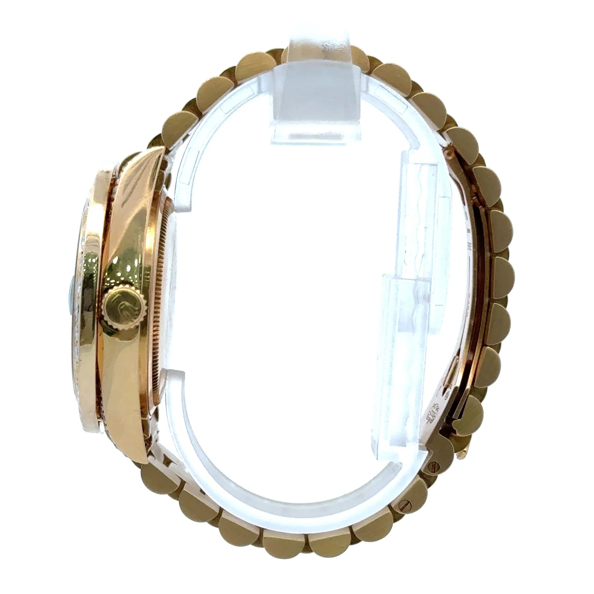 1981 Rolex Day Date #18038 - 36 Mm Presidential 18k Full Gold Diamond Dial Diamond Bezel