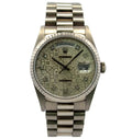 1990 Rolex DayDate #18239 - Presidential Full White Gold 18K Diamond Dial