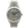 Rolex Datejust #126334 - 41mm Jubilee Bracelet MOP Diamond Dial Fluted Bezel 18K White Gold